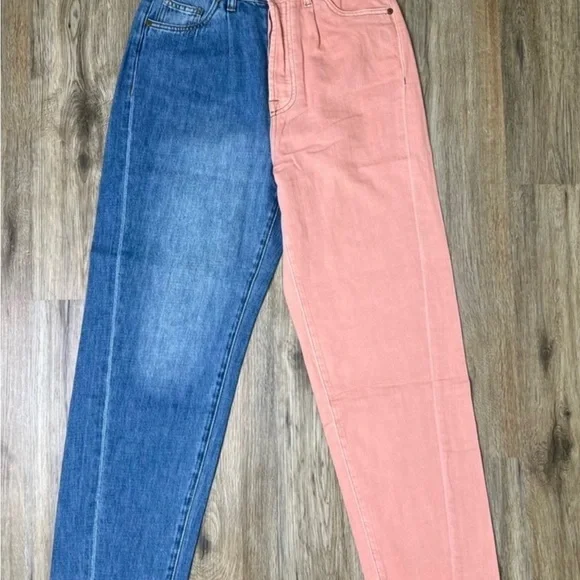 Sandrine Rose Free People Wide Leg Jeans Petal- NWT - Picture 6 of 15